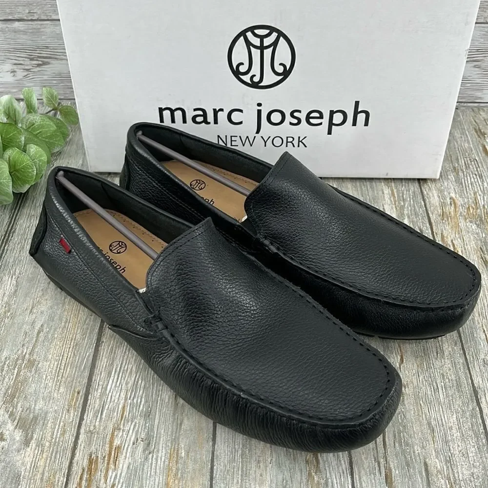 Marc Joseph Dwight Place Moc Toe Driver Golf Leather Shoes Size 12